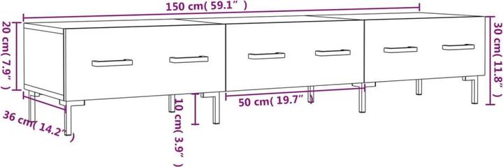 Image du produit VidaXL Alexa (150 x 36 x 30 cm)