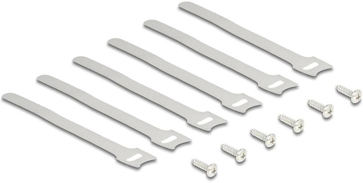 Produktbild Delock Kabelhalterung für Untertischmontage schwarz 2er Set