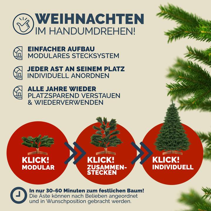 Produktbild Casaria Weihnachtsbaum Premium (150 cm)