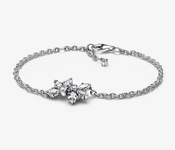 Produktbild Pandora Sparkling Herbarium Cluster Chain Armband (18 cm, Sterling Silber 925)