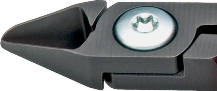 Actual product image Primium PRIM 7502125SB Knipex electronic side cutters slim bevel and spring (125 mm)