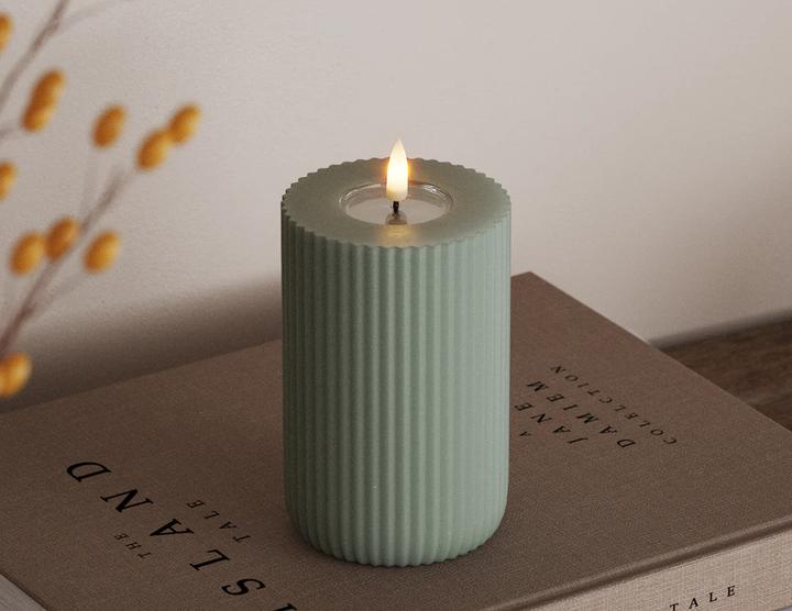 Produktbild Disco Möbel gerillte Kerze Shape (1x)