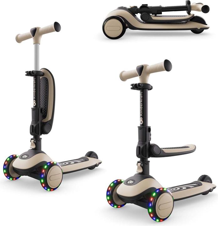 Produktbild KinderKraft scooter HALLEY 2 STONE WHITE