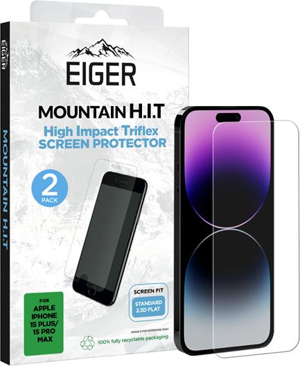 Actual product image Eiger Mountain H.I.T (2 pcs., Apple iPhone 15 Plus, Apple iPhone 15 Pro Max)