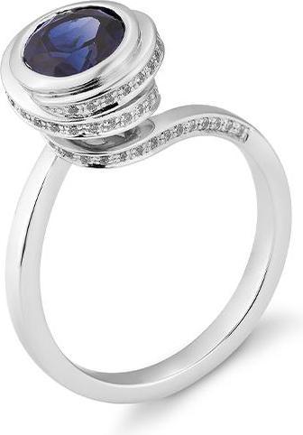 Immagine prodotto Breuning ANELLO - E. SAFIR 1a qualità /Brill. 0,288 Ct. H/si (49, Oro 750/18 K)