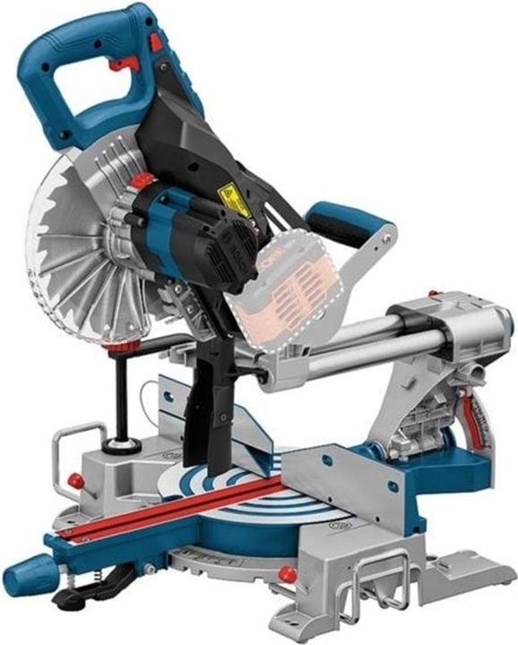 Actual product image Bosch Professional Scie pendulaire à onglet à accu BOSCH Click+Go GCM 18V-216 D BITURBO