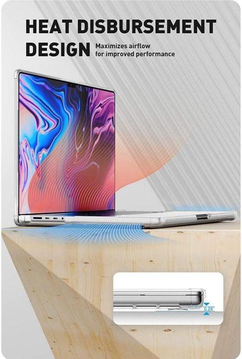 Image du produit Supcase Unicorn Beetle Clear Apple MacBook Pro 14 2021 Clear (14.20", Apple)