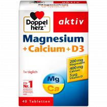 Actual product image Queisser Pharma Doppelherz Magnesium+Ca+D3 (40 Piece, Pills)
