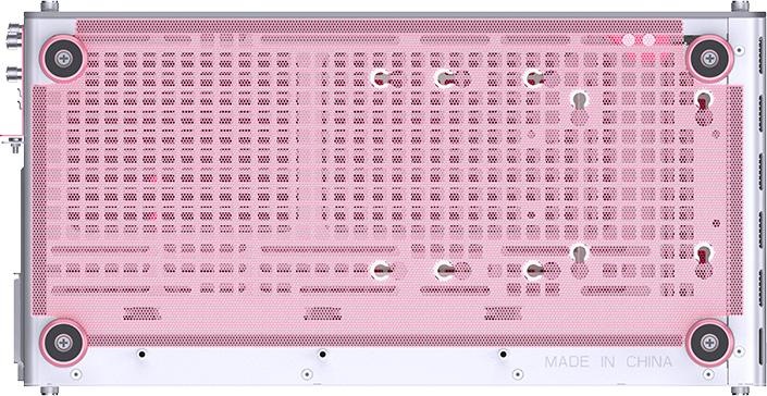 Productafbeelding Jonsplus MATX Handgreepkoffer Z20 - Wit-Roze (Mini-ITX, mATX)