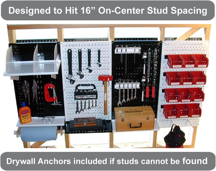 Actual product image Wall Control Metal Pegboard Standard Tool Storage Kit