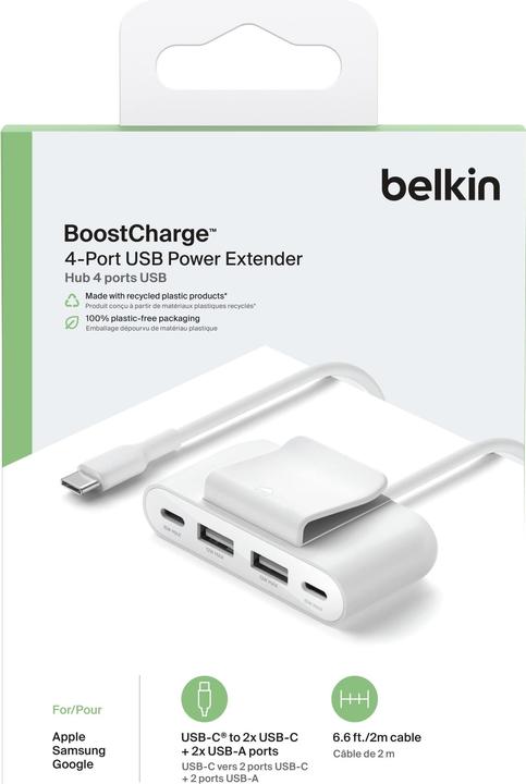 Immagine prodotto Belkin 4-Port-USB Power Extender (USB-C, 4 Porti)