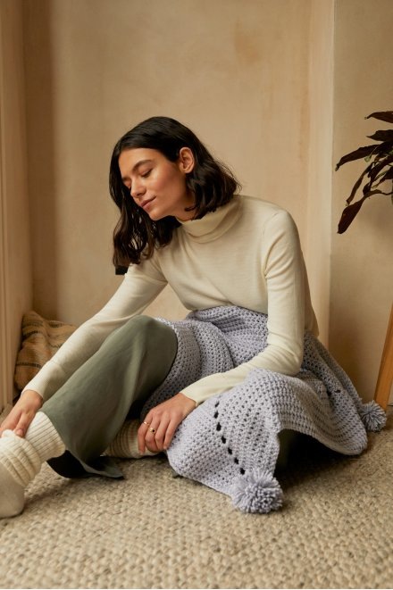 Actual product image DMC Crochet set Mindful Making cosy blanket