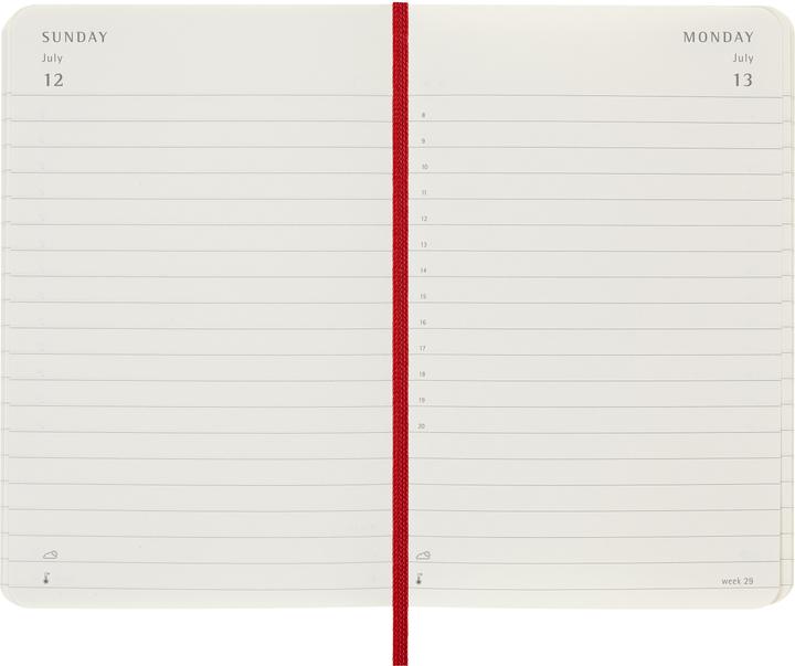 Actual product image Moleskine TAKA 2026 PK SC Scha.Rot (9 x 14 cm, English)