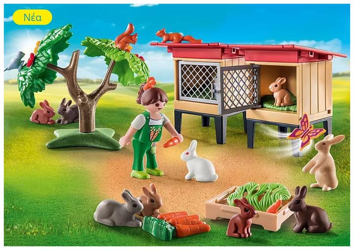 Image du produit Playmobil 71252 Clapier à lapins (71252, Playmobil Country)