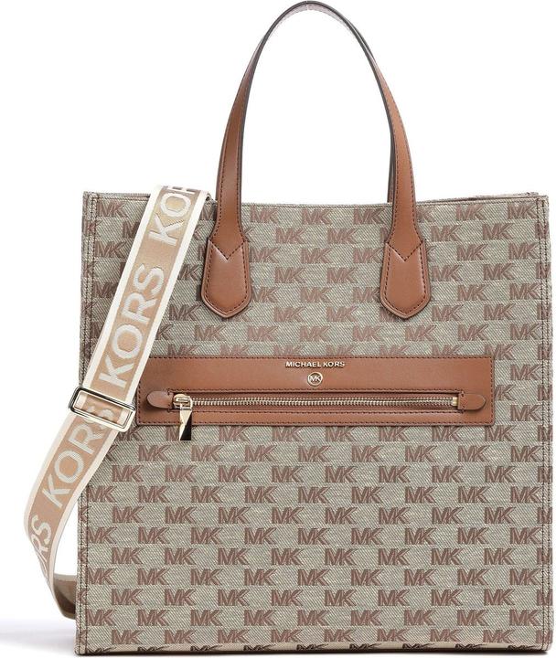 Michael Kors Large NS TOTE Dames Handtas/Shopper - Beige/Ebony - Einen Grösse
