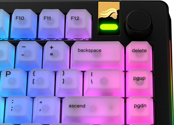 Produktbild Glorious Polychroma V2 Keycaps, ANSI Layout (US), Polycarbonat, UV-Druck - Transparent