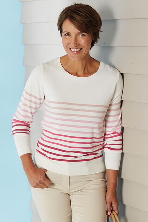 Produktbild NoName Damen Streifenpullover (XXL)