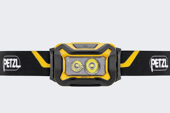 Produktbild Petzl ARIA 2 Kopflampe Schwarz/gelb (450 lm)