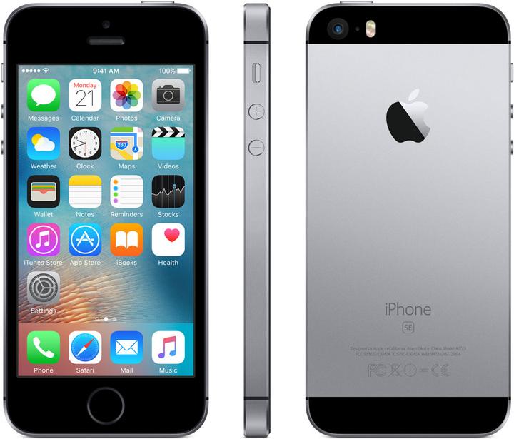 Apple iPhone SE (32 GB, Space Grey, 4", Single SIM, 4G)