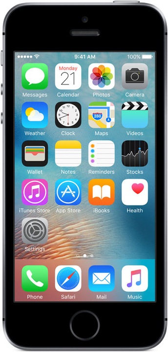 Produktbild Apple iPhone SE (16 GB, Space Gray, 4", Single SIM, 12 Mpx, 4G)