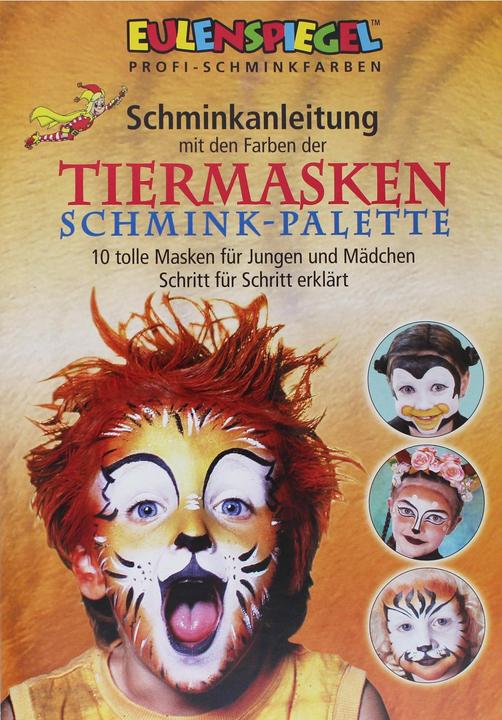 Produktbild Eulenspiegel Tiermasken Schmink-Palette