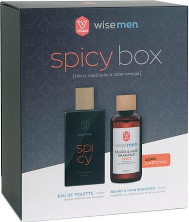 Produktbild Vican Wise Men Fresh Box Promo Eau De Toilette 100ml mit gratis Barthaarshampoo 200ml (Parfum Set)