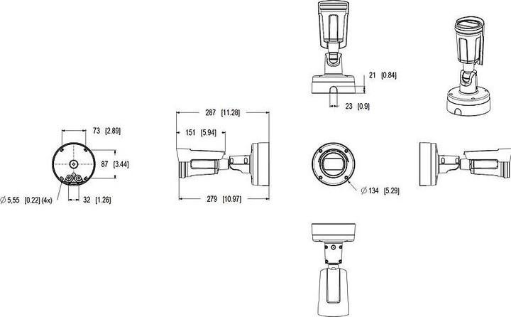 Actual product image Axis P1488-LE (3840 x 2160 pixels)