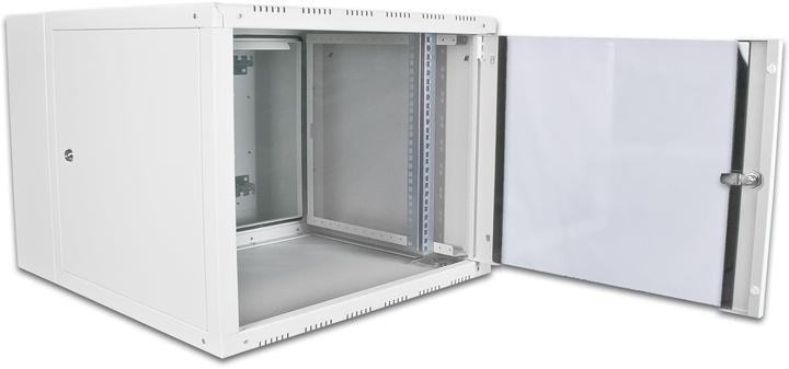 Produktbild Wirewin 19" 2-teiliger Wandschrank, grau (12 HE, 19 Zoll Rack)