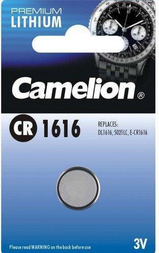 Produktbild Camelion 13001161 Lithium Knopfzellen 3 Volt CR1616/ 1 Stück (1 Stk., CR1616, 50 mAh)