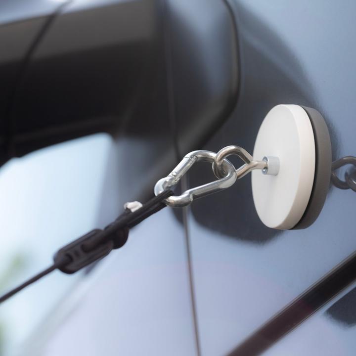 Produktbild Supermagnete Magnetsystem gummiert mit Öse (1x)