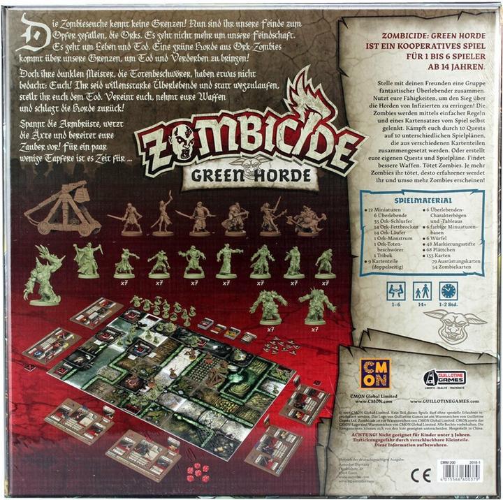 Actual product image Cmon Zombicide: Green Horde (German)