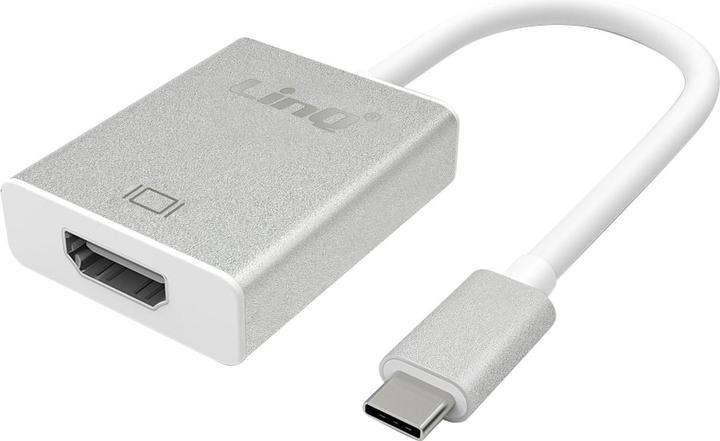 Produktbild LinQ USB-C auf 4K HDMI Video Adapter 15 cm grau (USB, 15 cm)
