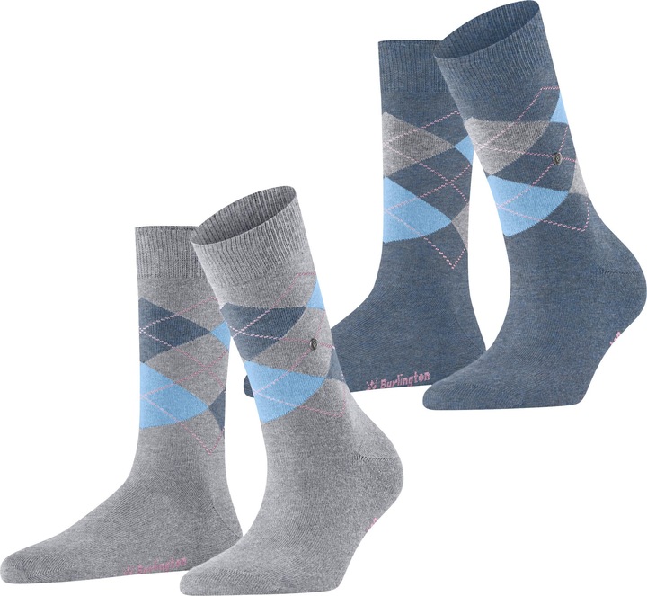 Burlington Socken Casual Bequem sitzend (2er Pack, 36 - 41)