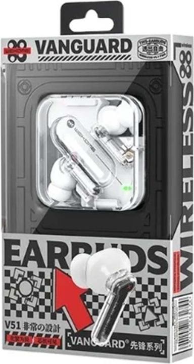 Produktbild Wekome Wireless headphones Bluetooth V5.1 TWS Whit (5 h, Kabellos)