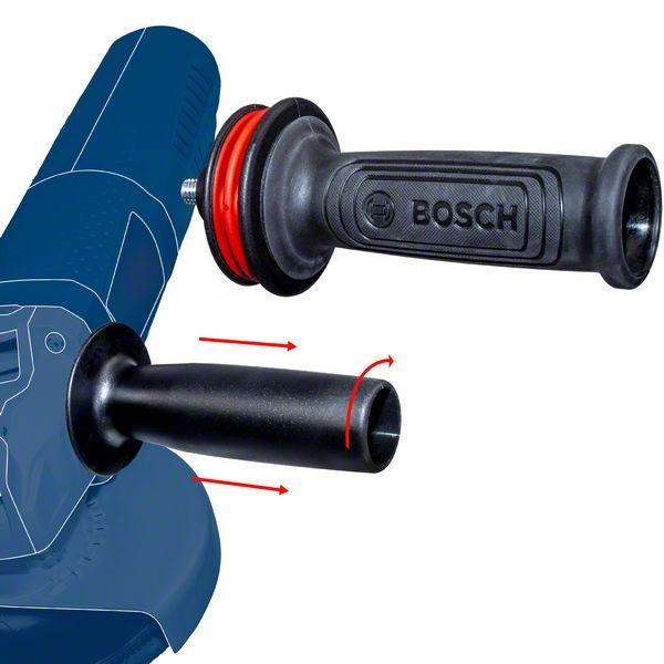 Actual product image Bosch Professional Zubehör EXPERT Handle for Vibration Control M10 angle grinder, 169 x 69 mm