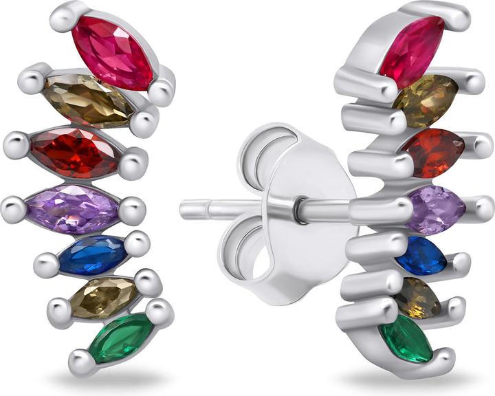 Immagine prodotto Brilio Argento - Imperdibili orecchini in argento con zirconi colorati EA722WRBW