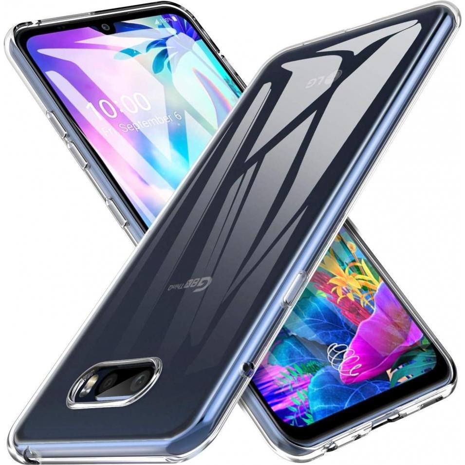 Screenguard LG G8X ThinQ Custodia flessibile in TPU trasparente (G8X ThinQ), Cover smartphone, Trasparente