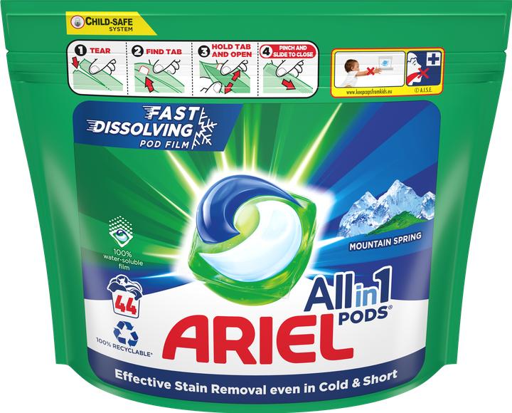 Actual product image Ariel Sk Kapsulės Mountain Spring 44vnt
