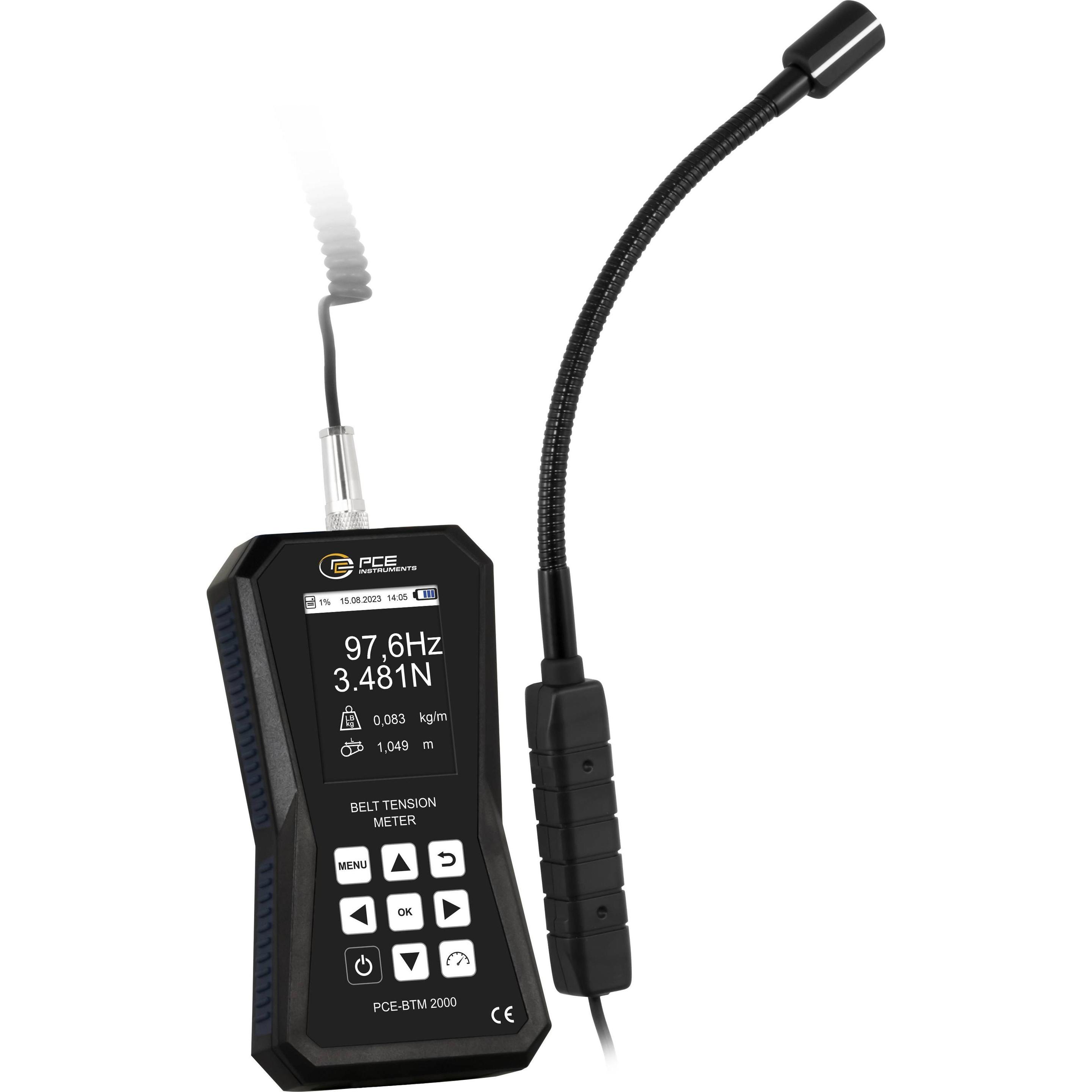 PCE Instruments, Rilevatore, PCE-BTM 2000L Kraftmessgerät 10 - 900 N Werksstandard (ohne Zert