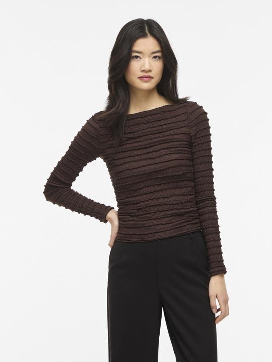 Immagine prodotto Vila VILISABETH U-Boot-Ausschnitt Oberteil mit langen Ärmeln (M)