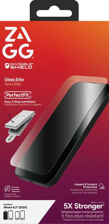 Produktbild Zagg Glass Elite (1 Stk., Apple iPhone 17)