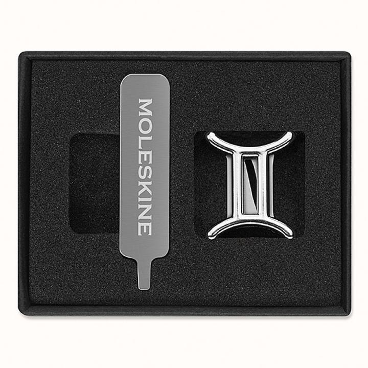 Image du produit Moleskine Pins Gemini Silver (Non contraignant)