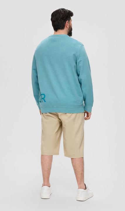 Produktbild s.Oliver Sweatshirt Baumwoll-Sweatshirt mit Logo-Print (3XL)