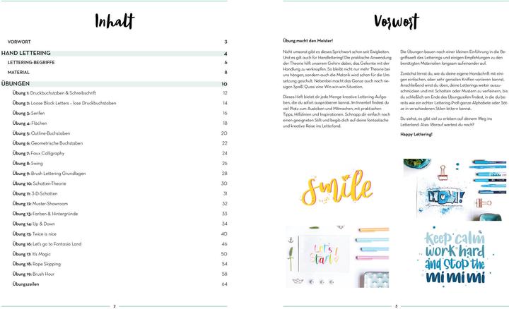 Image du produit Handlettering – Super easy! Übungsheft mit original Tombow ABT Dual Brush Pen (Allemand, Édition Michael Fischer, 2021)