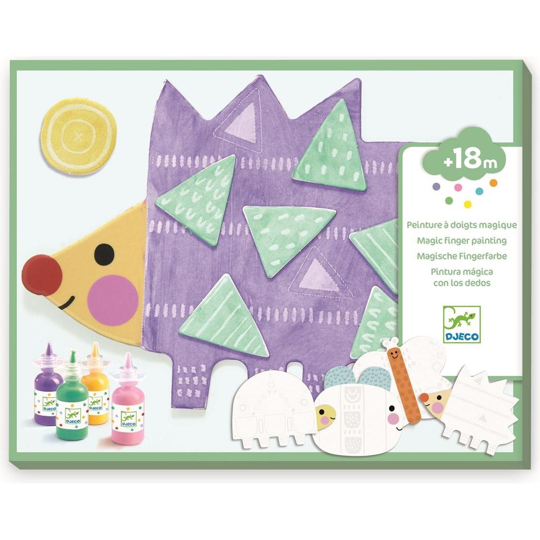 Djeco Magische Fingerfarben Kleine Formen