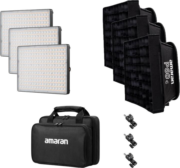 Produktbild Amaran P60c 3 Leuchten Kit (Flächenleuchte)