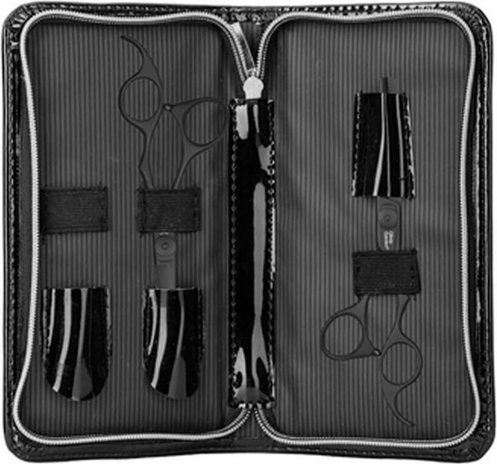 Produktbild Olivia Garden SilkCut 2er-Set Matt Black 5,75'+ Effilierschere EUR (14.61 cm)