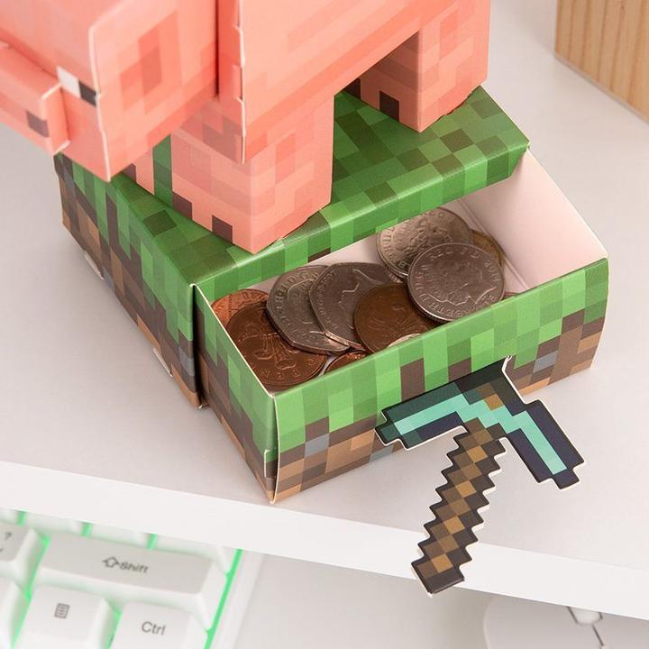 Image du produit Paladone Products Minecraft Pig Build Your Own Money Box Kit