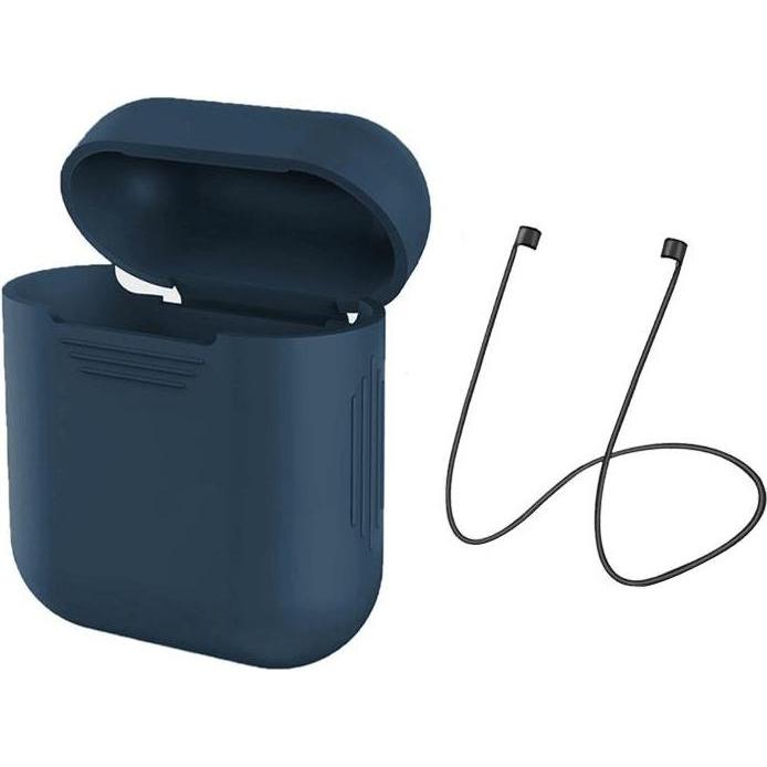 Thumbnail - JTI Schutzhülle für Airpods - Blau (Kopfhörer Hülle), Kopfhörertasche + Schutzhülle, Blau