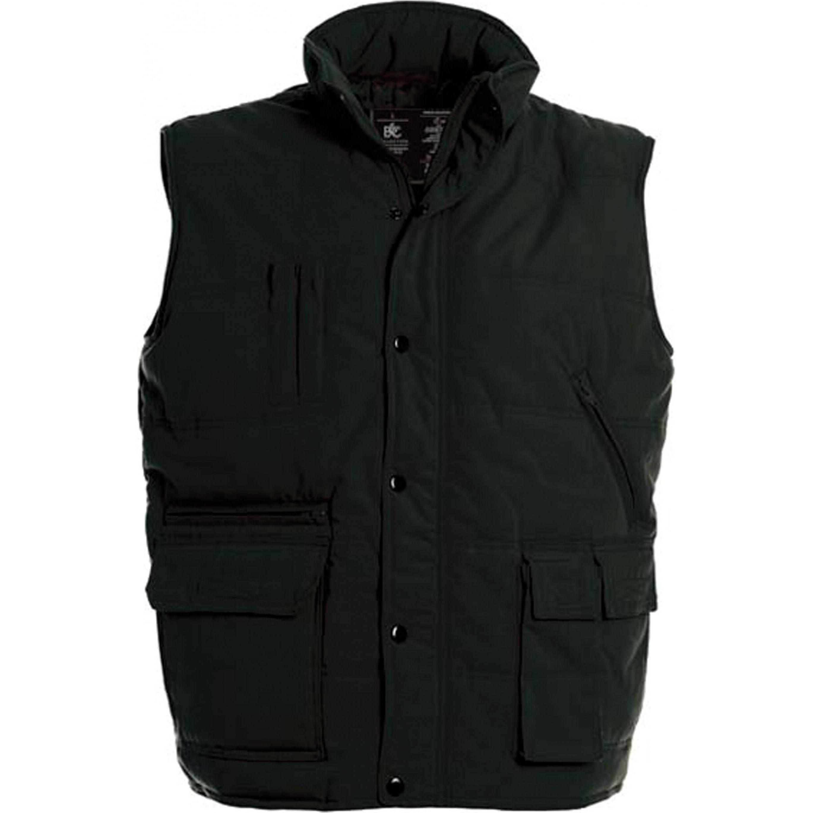 B&C, Herren, Weste, Explorer, Schwarz, (3XL)